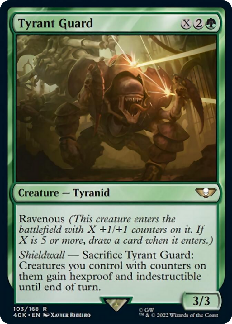 Tyrant Guard (Surge Foil) [Warhammer 40,000] | Dragon's Lair Comics and Fantasy Houston TX