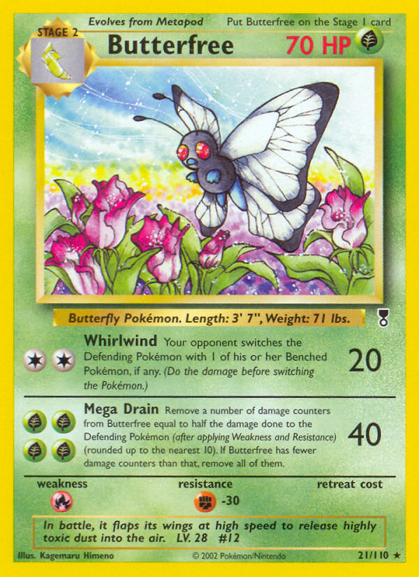 Butterfree (21/110) [Legendary Collection] | Dragon's Lair Comics and Fantasy Houston TX