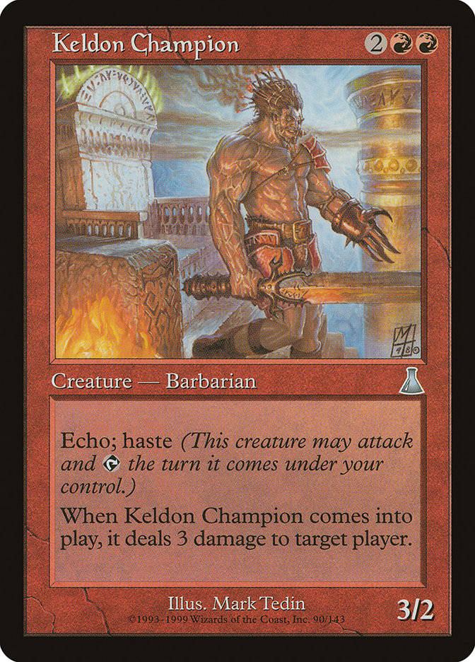 Keldon Champion [Urza's Destiny] | Dragon's Lair Comics and Fantasy Houston TX