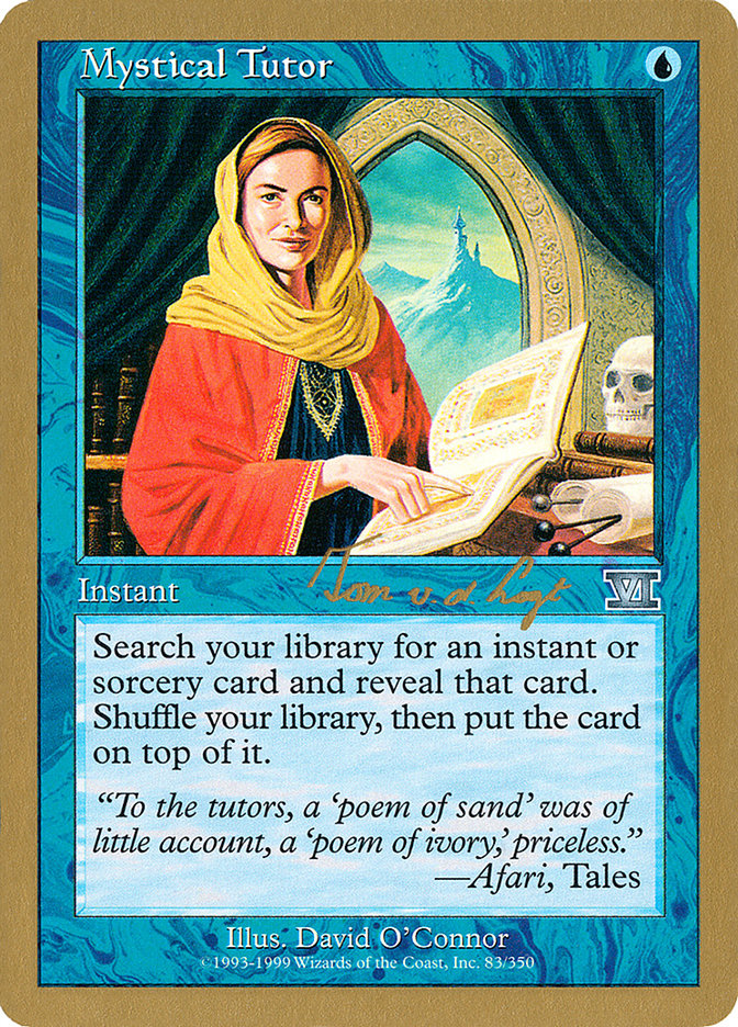 Mystical Tutor (Tom van de Logt) [World Championship Decks 2000] | Dragon's Lair Comics and Fantasy Houston TX