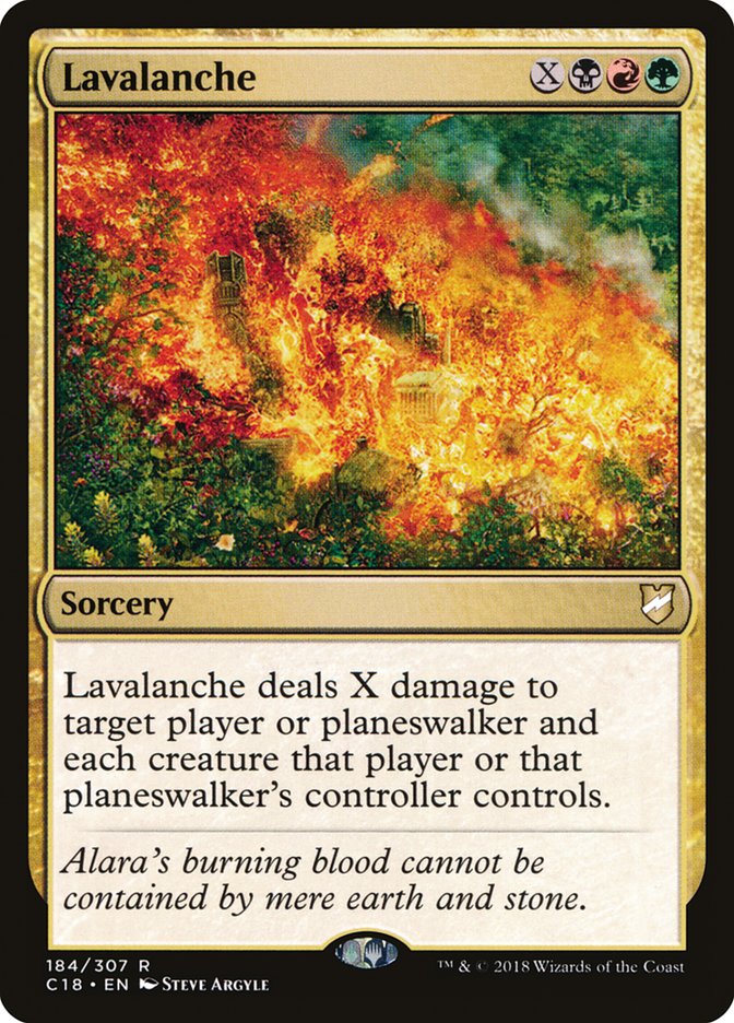 Lavalanche [Commander 2018] | Dragon's Lair Comics and Fantasy Houston TX