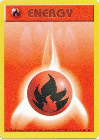 Fire Energy (98/102) [Base Set Shadowless Unlimited] | Dragon's Lair Comics and Fantasy Houston TX