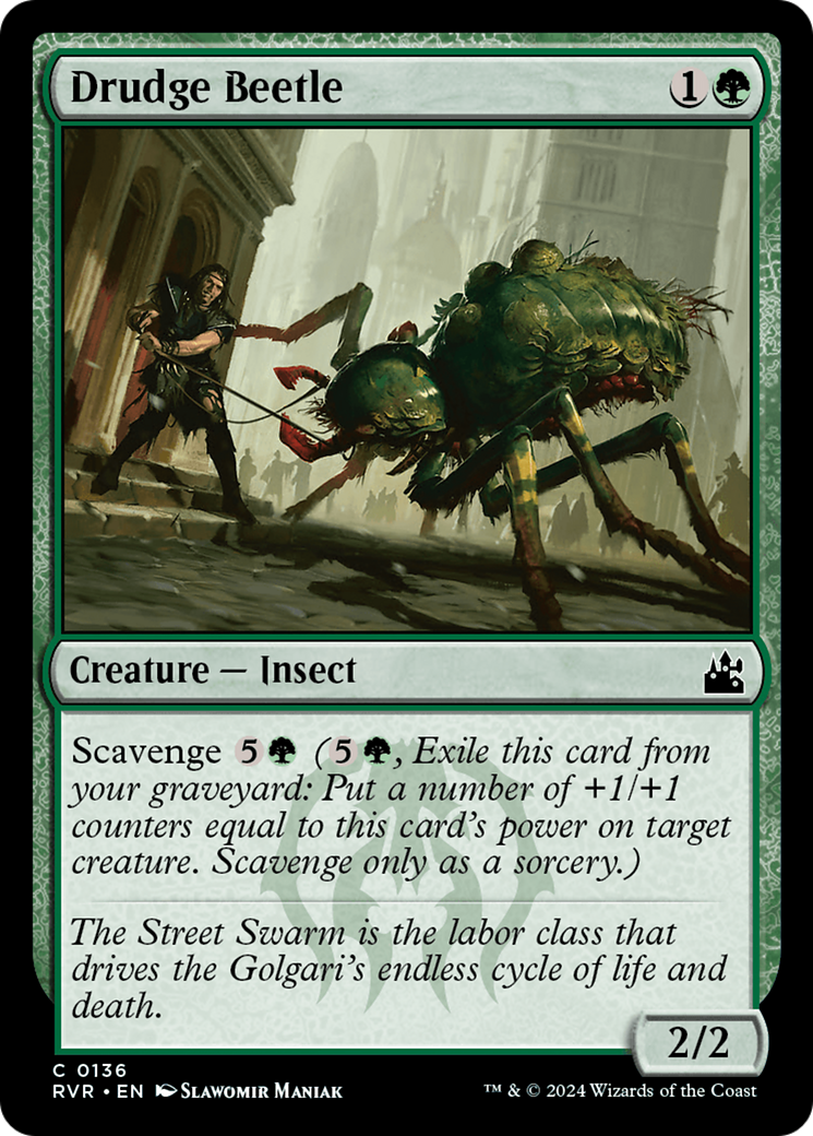 Drudge Beetle [Ravnica Remastered] | Dragon's Lair Comics and Fantasy Houston TX
