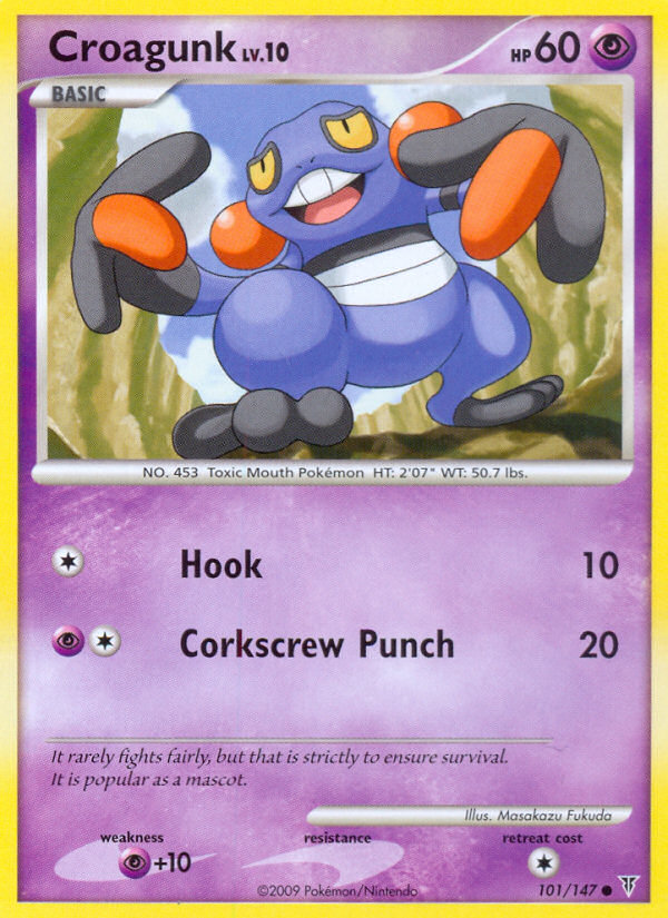 Croagunk (101/147) [Platinum: Supreme Victors] | Dragon's Lair Comics and Fantasy Houston TX