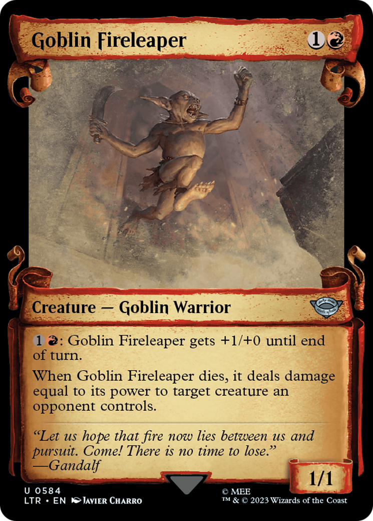 Goblin Fireleaper [The Lord of the Rings: Tales of Middle-Earth Showcase Scrolls] | Dragon's Lair Comics and Fantasy Houston TX