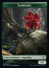Beast // Saproling Double-Sided Token [Streets of New Capenna Commander Tokens] | Dragon's Lair Comics and Fantasy Houston TX