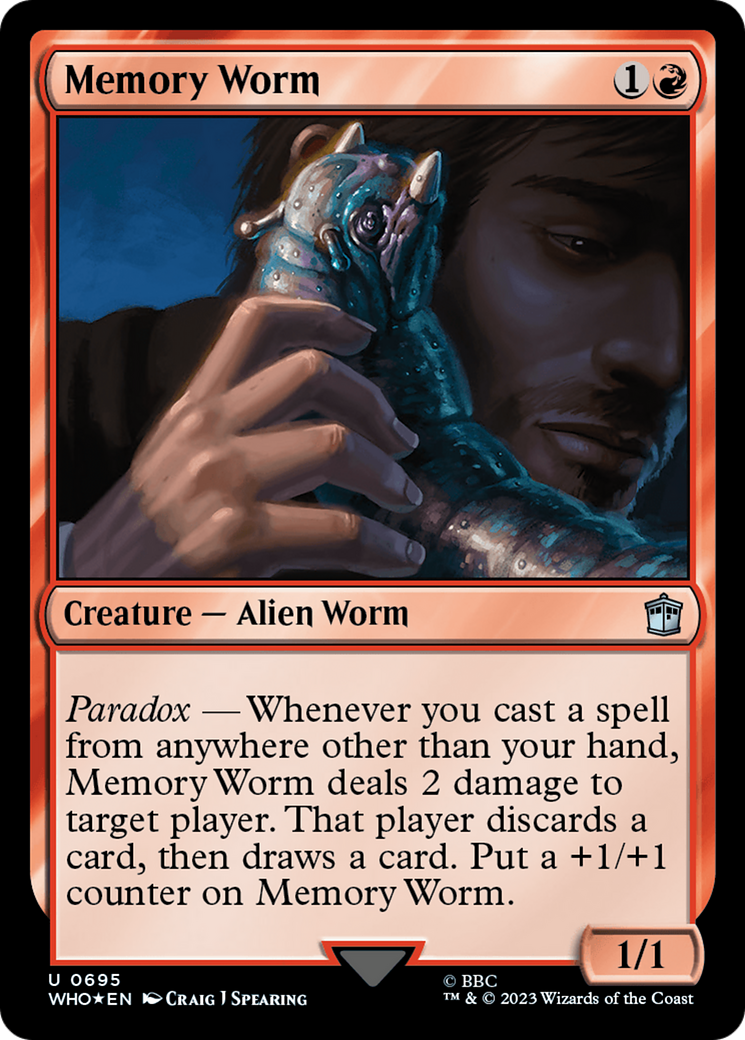 Memory Worm (Surge Foil) [Doctor Who] | Dragon's Lair Comics and Fantasy Houston TX