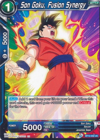 Son Goku, Fusion Synergy (BT12-032) [Vicious Rejuvenation] | Dragon's Lair Comics and Fantasy Houston TX