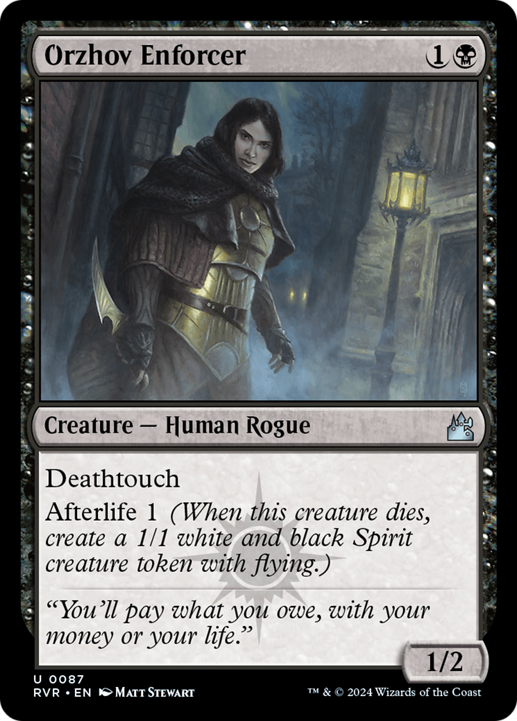 Orzhov Enforcer [Ravnica Remastered] | Dragon's Lair Comics and Fantasy Houston TX