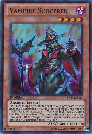 Vampire Sorcerer [SHSP-EN029] Ultra Rare | Dragon's Lair Comics and Fantasy Houston TX