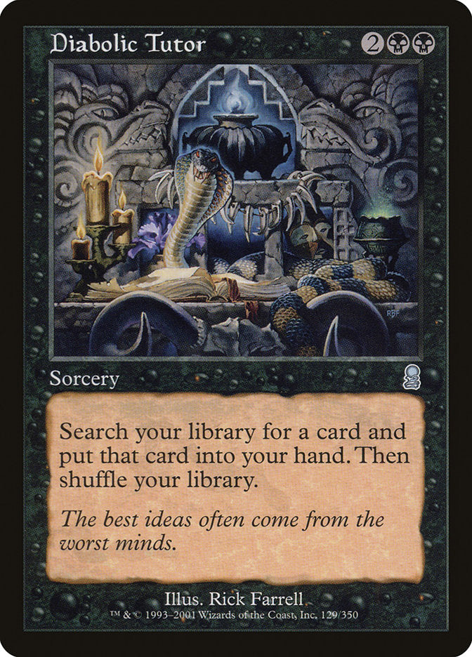 Diabolic Tutor [Odyssey] | Dragon's Lair Comics and Fantasy Houston TX