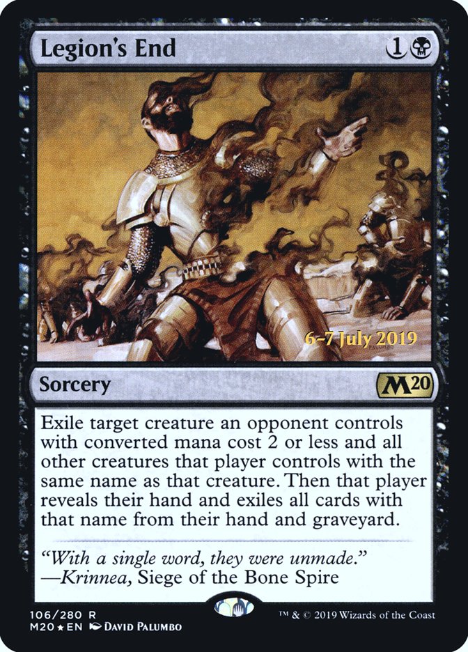 Legion's End [Core Set 2020 Prerelease Promos] | Dragon's Lair Comics and Fantasy Houston TX