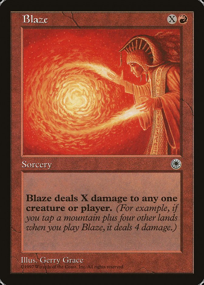 Blaze (No Flavor Text) [Portal] | Dragon's Lair Comics and Fantasy Houston TX