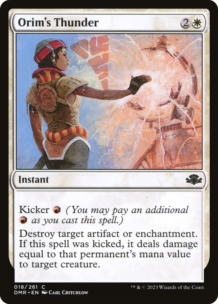 Orim's Thunder [Dominaria Remastered] | Dragon's Lair Comics and Fantasy Houston TX