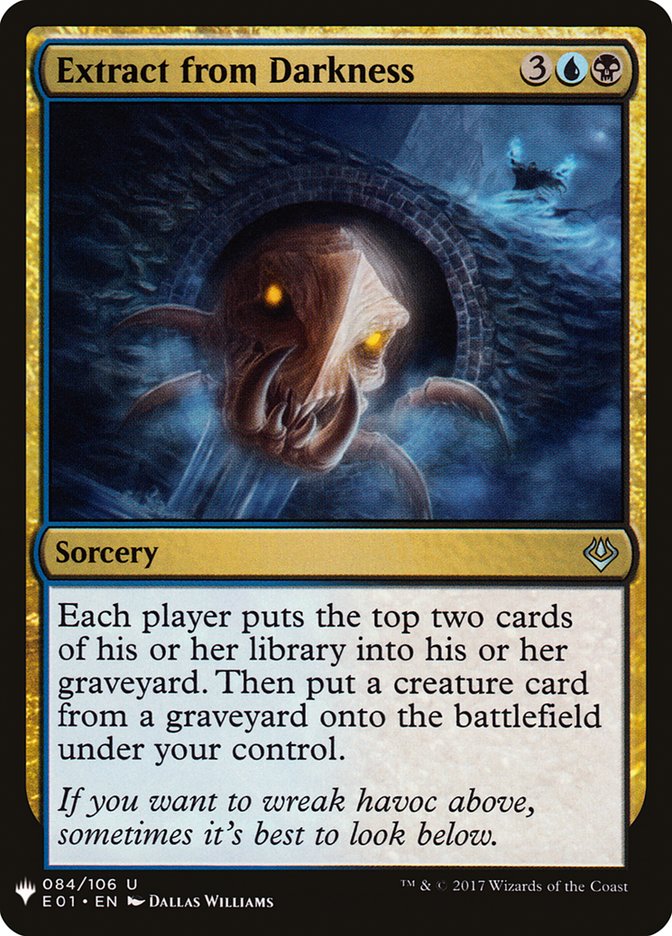 Extract from Darkness [Mystery Booster] | Dragon's Lair Comics and Fantasy Houston TX