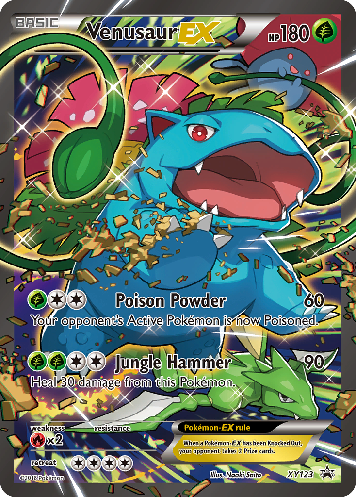 Venusaur EX (XY123) [XY: Black Star Promos] | Dragon's Lair Comics and Fantasy Houston TX
