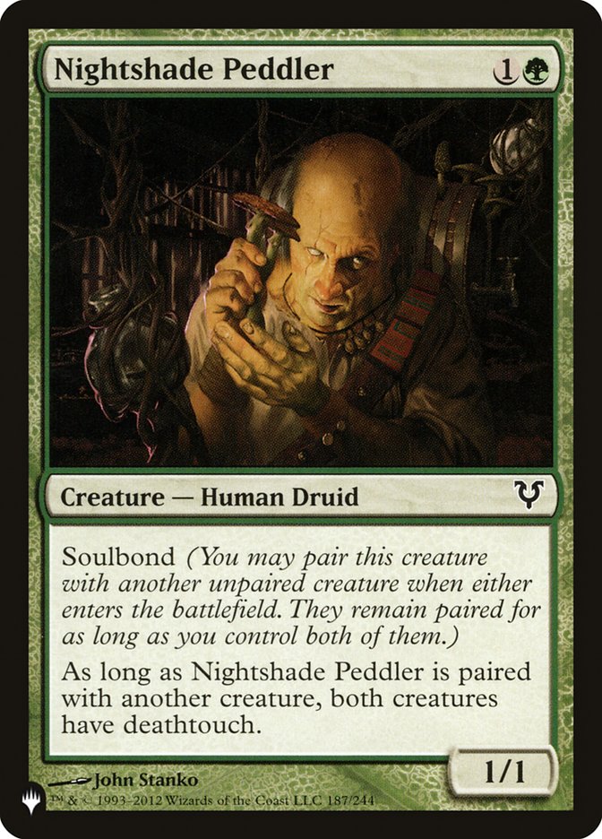 Nightshade Peddler [The List] | Odin's Place