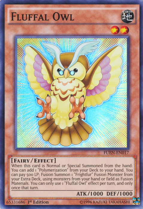 Fluffal Owl [FUEN-EN017] Super Rare | Dragon's Lair Comics and Fantasy Houston TX