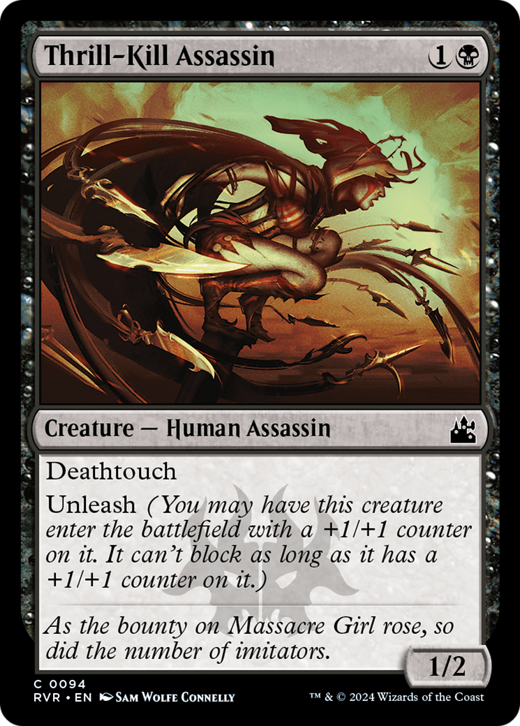 Thrill-Kill Assassin [Ravnica Remastered] | Dragon's Lair Comics and Fantasy Houston TX