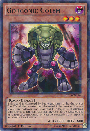 Gorgonic Golem [BP03-EN110] Shatterfoil Rare | Dragon's Lair Comics and Fantasy Houston TX