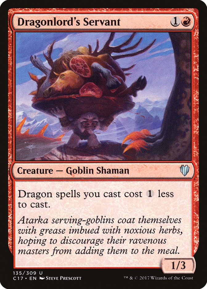 Dragonlord's Servant [Commander 2017] | Dragon's Lair Comics and Fantasy Houston TX