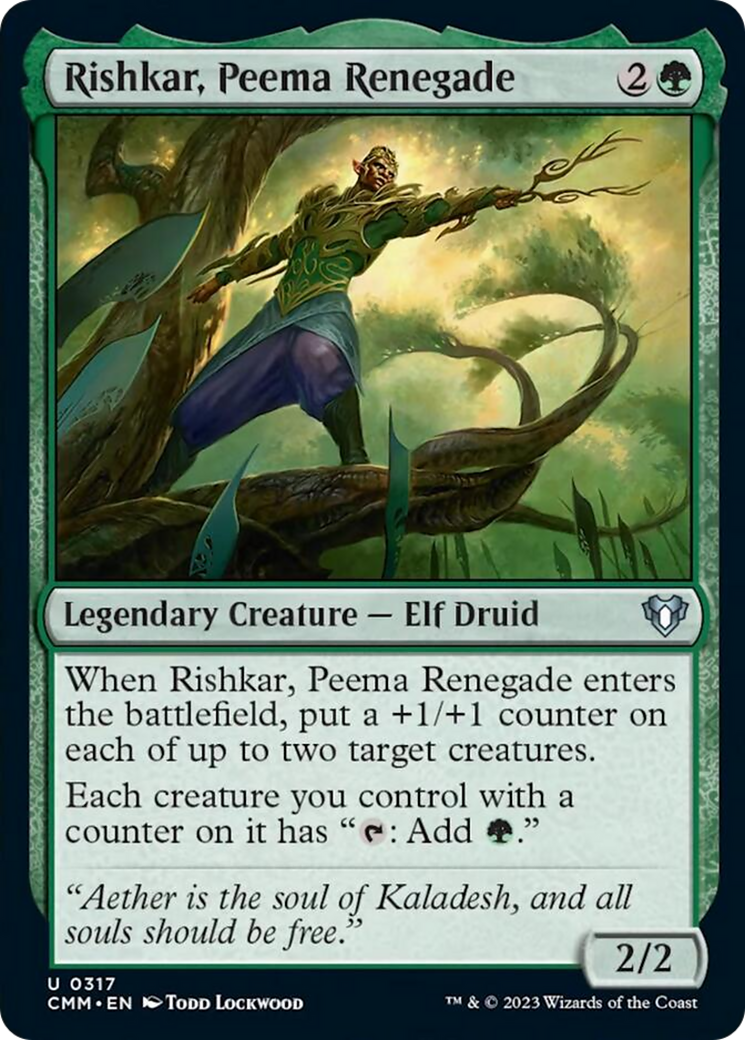 Rishkar, Peema Renegade [Commander Masters] | Dragon's Lair Comics and Fantasy Houston TX