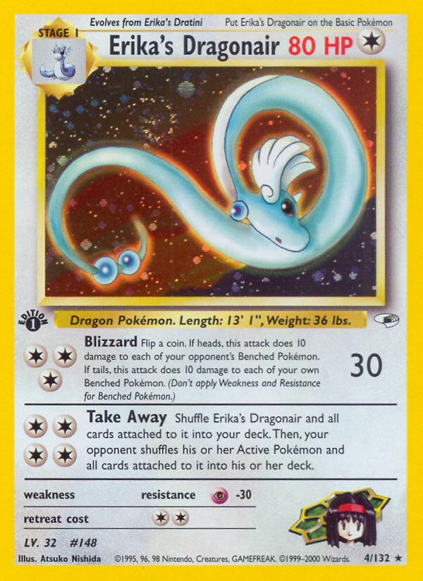 Erika's Dragonair (4/132) [Gym Heroes 1st Edition] | Dragon's Lair Comics and Fantasy Houston TX