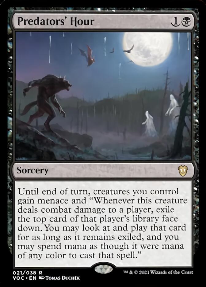 Predators' Hour [Innistrad: Crimson Vow Commander] | Dragon's Lair Comics and Fantasy Houston TX