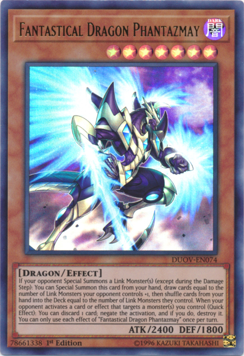 Fantastical Dragon Phantazmay [DUOV-EN074] Ultra Rare | Dragon's Lair Comics and Fantasy Houston TX