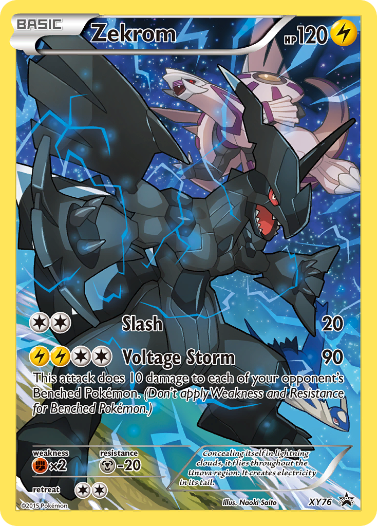 Zekrom (XY76) [XY: Black Star Promos] | Dragon's Lair Comics and Fantasy Houston TX
