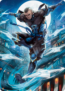 Kaito Shizuki 1 Art Card [Kamigawa: Neon Dynasty Art Series] | Dragon's Lair Comics and Fantasy Houston TX