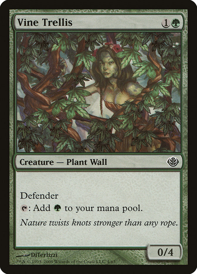 Vine Trellis [Duel Decks: Garruk vs. Liliana] | Dragon's Lair Comics and Fantasy Houston TX