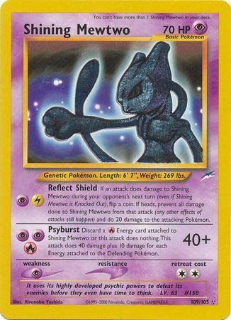 Shining Mewtwo (109/105) [Neo Destiny Unlimited] | Dragon's Lair Comics and Fantasy Houston TX