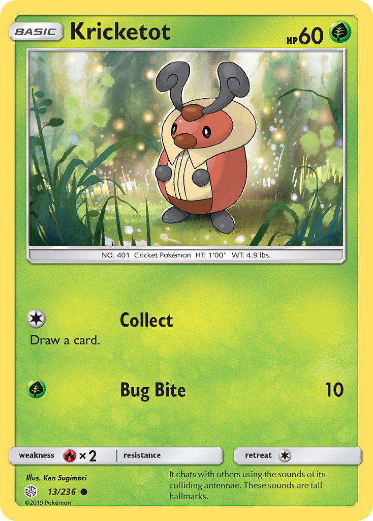 Kricketot (13/236) [Sun & Moon: Cosmic Eclipse] | Dragon's Lair Comics and Fantasy Houston TX