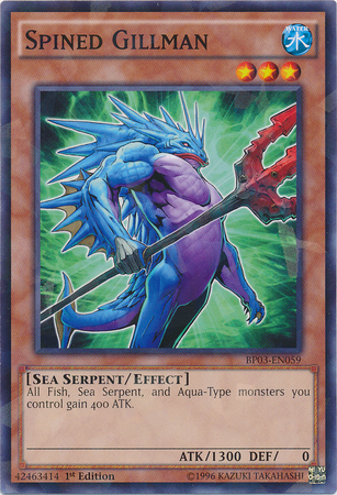 Spined Gillman [BP03-EN059] Shatterfoil Rare | Dragon's Lair Comics and Fantasy Houston TX