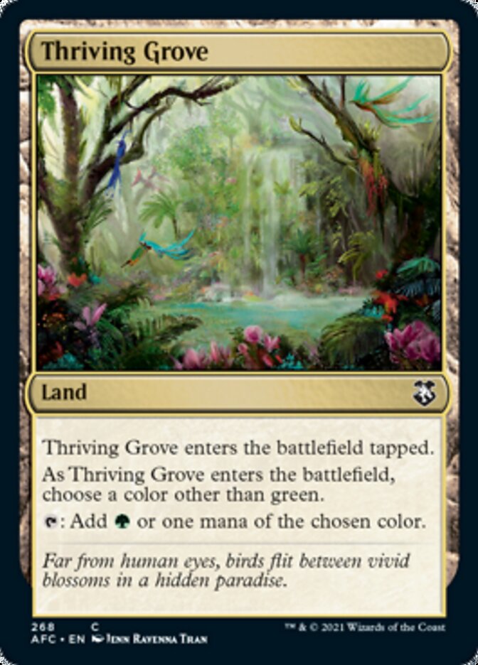 Thriving Grove [Dungeons & Dragons: Adventures in the Forgotten Realms Commander] | Dragon's Lair Comics and Fantasy Houston TX