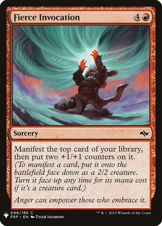 Fierce Invocation [Mystery Booster] | Dragon's Lair Comics and Fantasy Houston TX