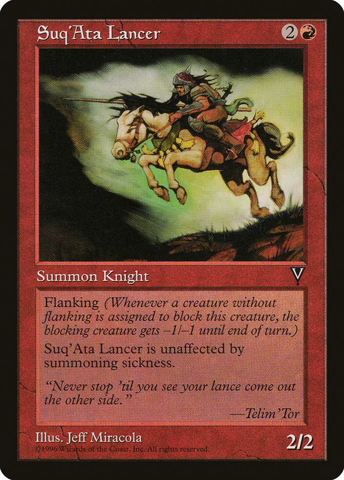 Suq'Ata Lancer [Visions] | Dragon's Lair Comics and Fantasy Houston TX