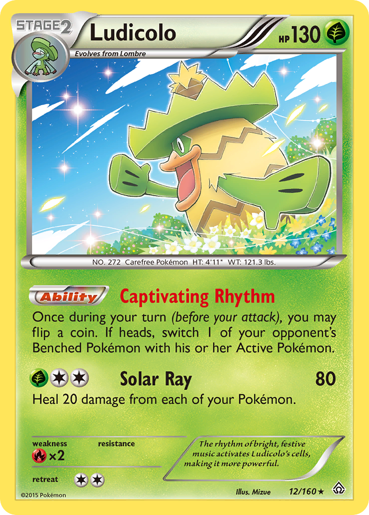 Ludicolo (12/160) [XY: Primal Clash] | Dragon's Lair Comics and Fantasy Houston TX