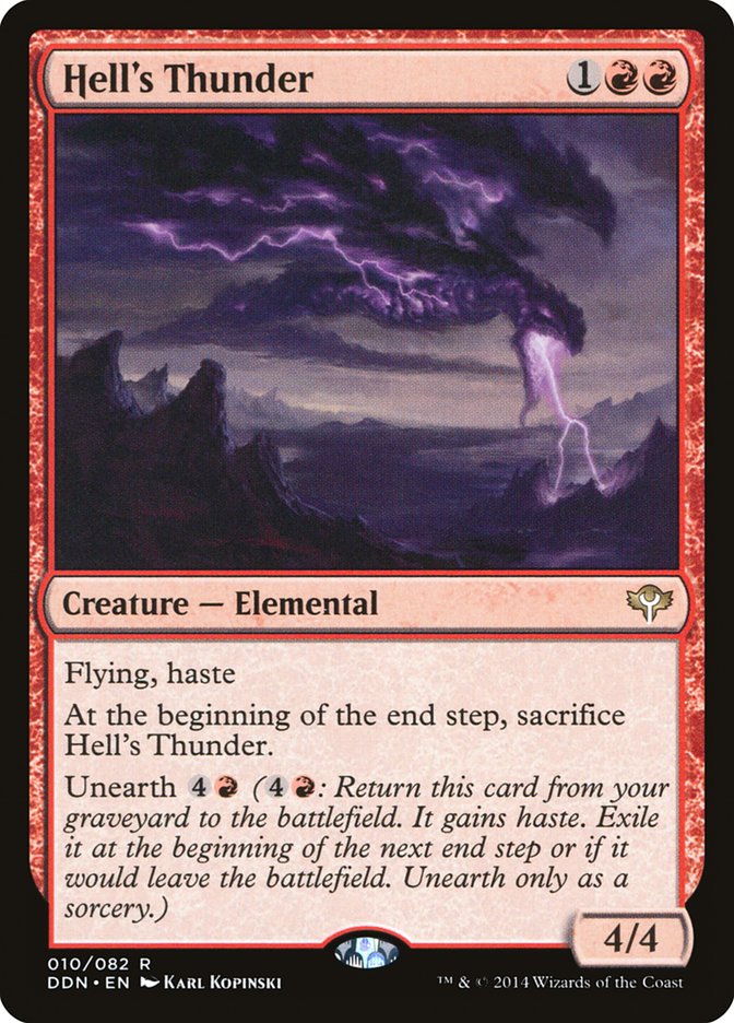 Hell's Thunder [Duel Decks: Speed vs. Cunning] | Dragon's Lair Comics and Fantasy Houston TX