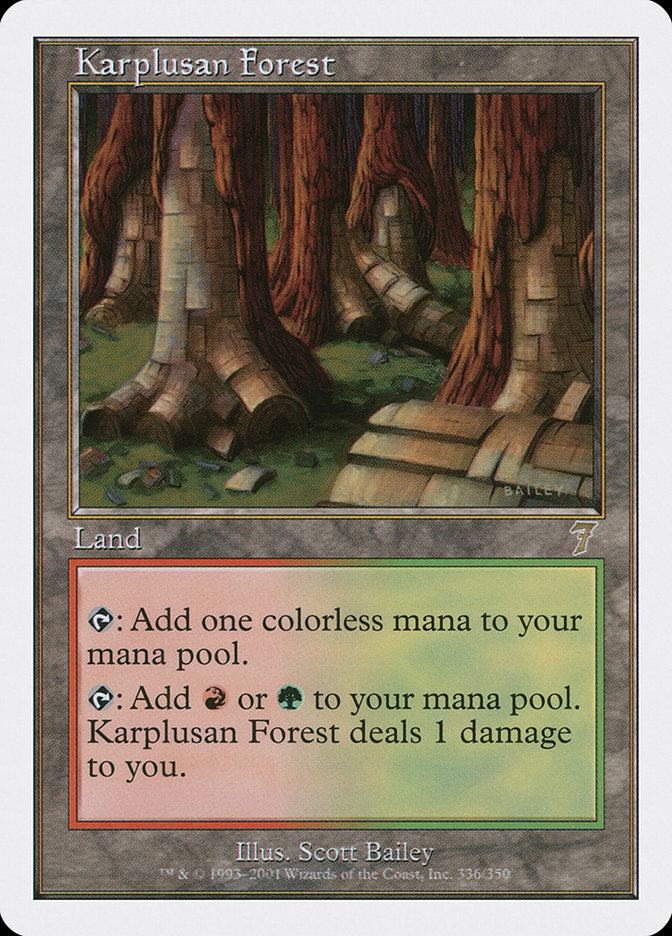 Karplusan Forest [Seventh Edition] | Dragon's Lair Comics and Fantasy Houston TX
