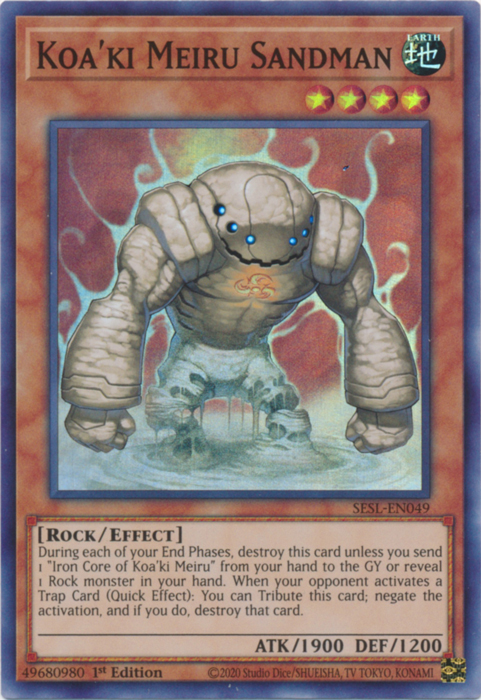Koa'ki Meiru Sandman [SESL-EN049] Super Rare | Dragon's Lair Comics and Fantasy Houston TX