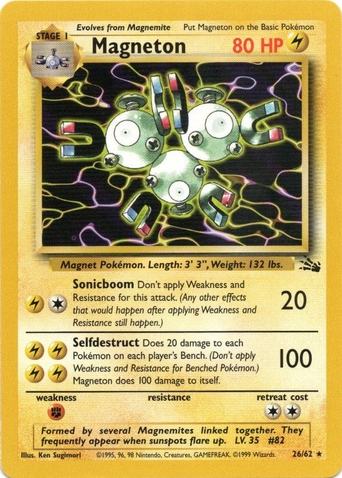 Magneton (26/62) [Fossil Unlimited] | Dragon's Lair Comics and Fantasy Houston TX
