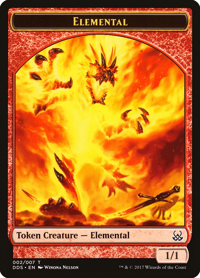 Elemental Token [Duel Decks: Mind vs. Might Tokens] | Dragon's Lair Comics and Fantasy Houston TX