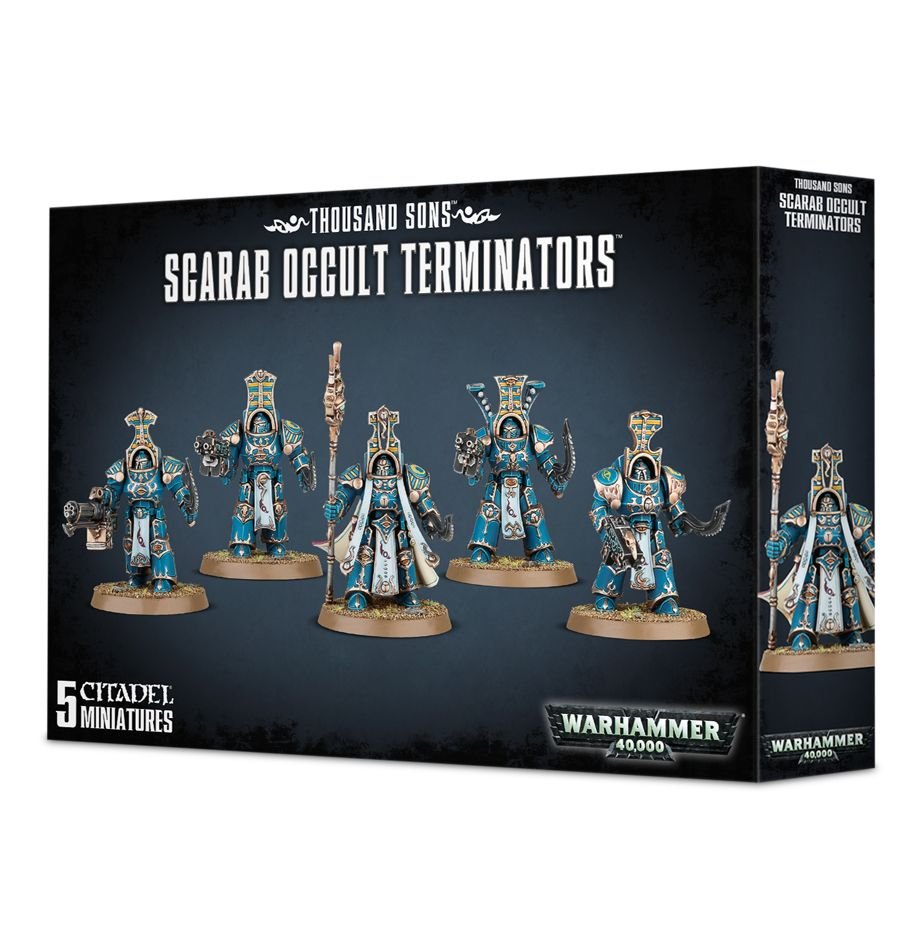 Warhammer 40K: Thousand Sons Scarab Occult Terminators | Dragon's Lair Comics and Fantasy Houston TX
