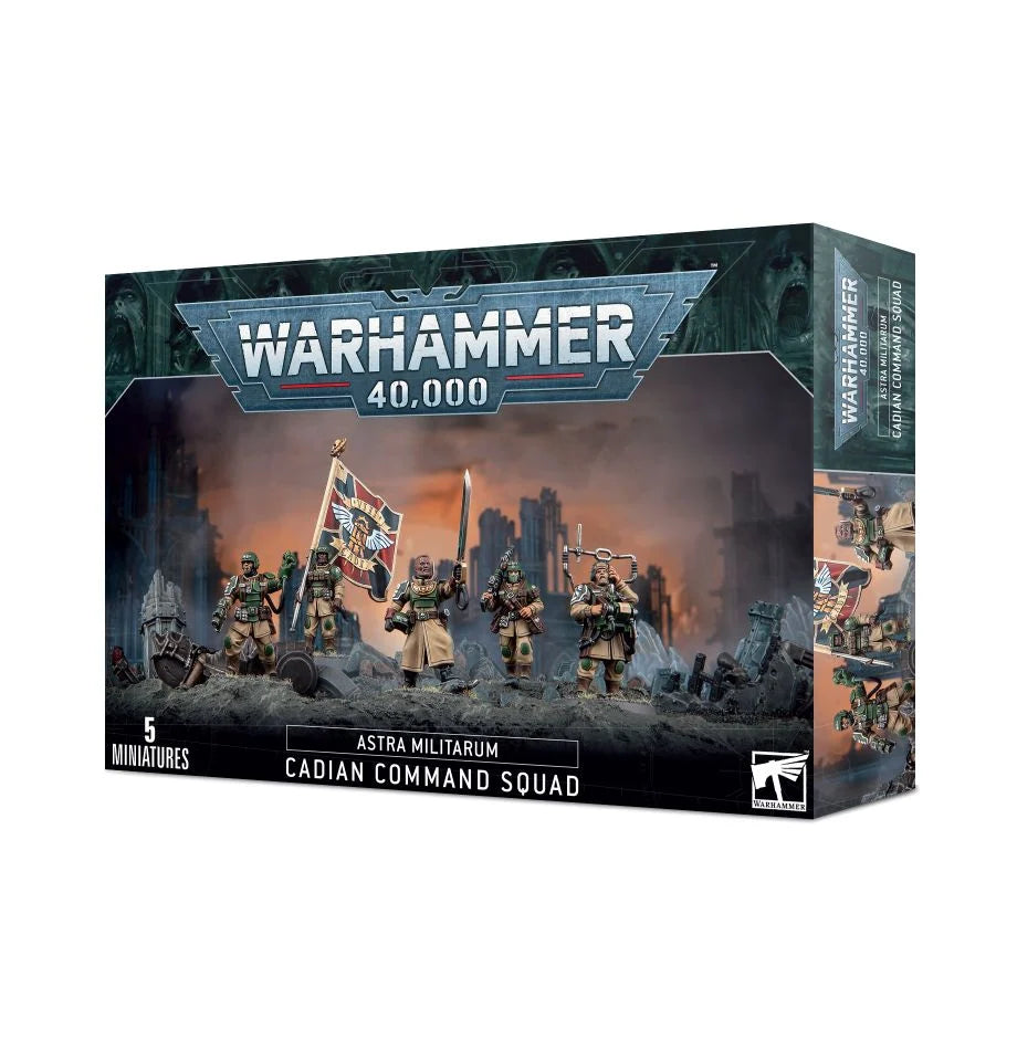 Warhammer 40K: Astra Militarum Cadian Command Squad | Dragon's Lair Comics and Fantasy Houston TX