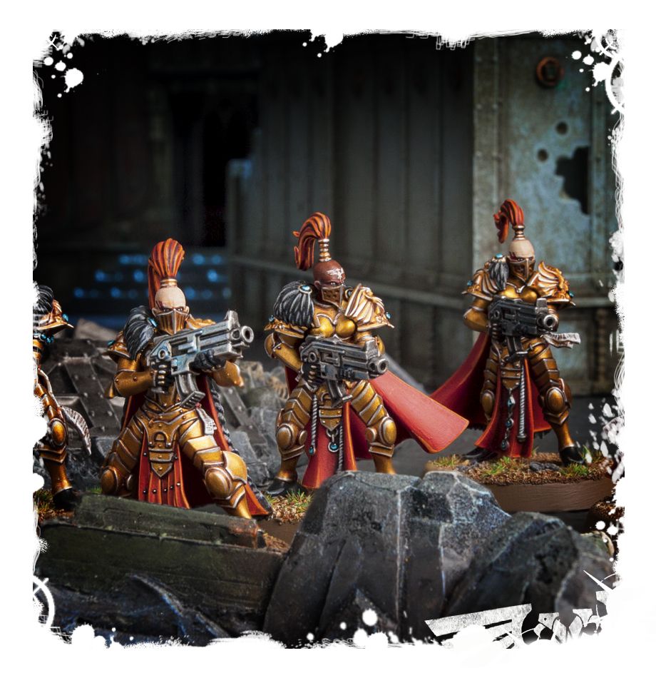Warhammer 40K: Adeptus Custodes Sisters of Silence Prosecutor Squad | Odin's Place