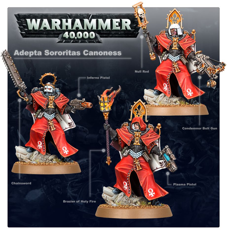 Warhammer 40K: Adepta Sororitas Canoness | Dragon's Lair Comics and Fantasy Houston TX