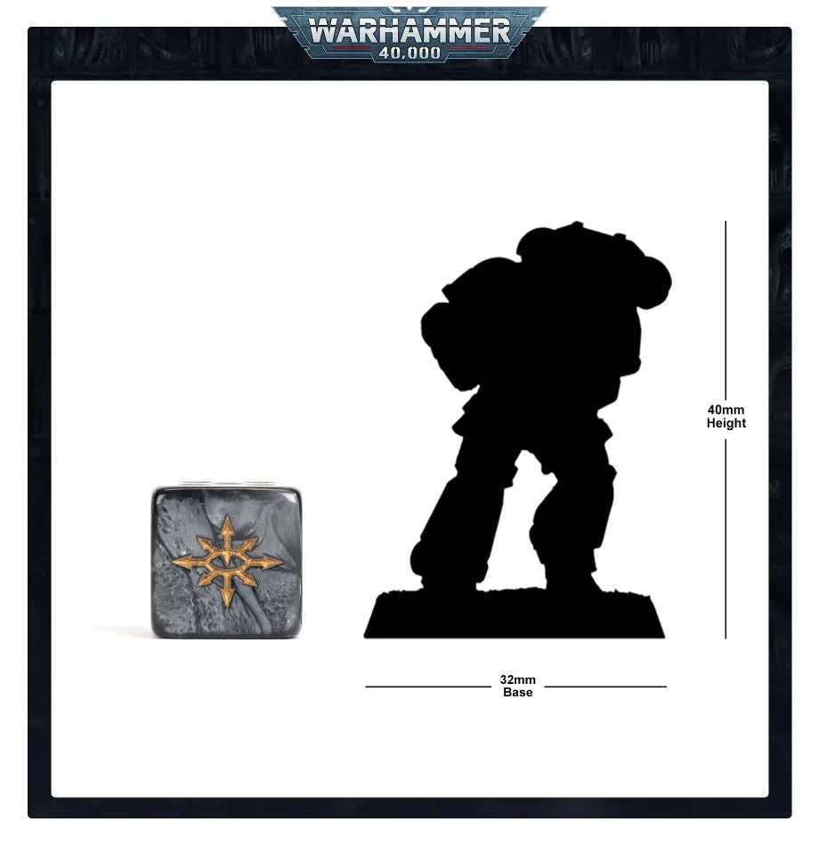 Warhammer 40K: Black Legion Dice Set | Dragon's Lair Comics and Fantasy Houston TX