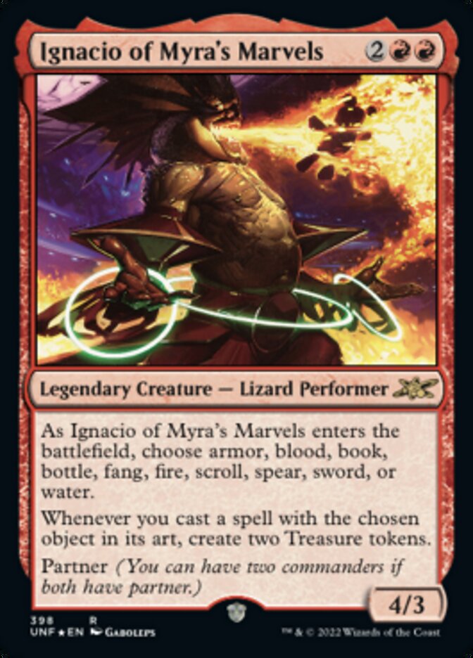 Ignacio of Myra's Marvels (Galaxy Foil) [Unfinity] | Dragon's Lair Comics and Fantasy Houston TX